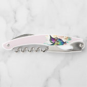 Brushstroke Bird Art Kellnermesser (Rückseite)