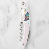 Brushstroke Bird Art Kellnermesser (Vorderseite)