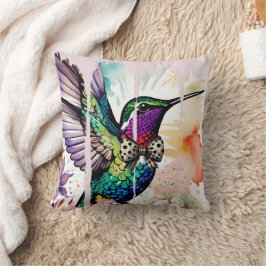 Brushstroke Bird Art Kissen