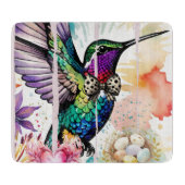 Brushstroke Bird Art Schneidebrett (Vorderseite)