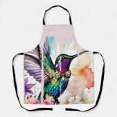 Brushstroke Bird Art Schürze (Vorderseite)