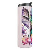 Brushstroke Bird Art Thermosbecher (Nach links gedreht)