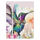 Brushstroke Bird Art Tischdecke (Vorderseite)