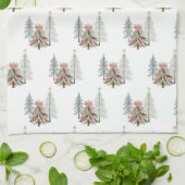 Brushstroke Christmas Tree Kitchen Towels Geschirrtuch (Gefaltet)