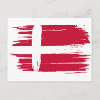 Brushstroke Dänemark Flag