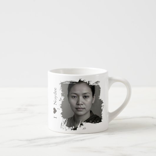 Brushstroke design for your image and text espressotasse (Rechts)