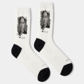 Brushstroke design for your image and text socken (Rechts)
