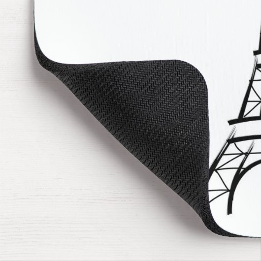 Brushstroke Eiffel Tower Mousepad (Ecke)
