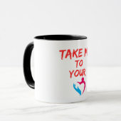 Brushstroke Message-Tasse Tasse (Vorderseite Links)
