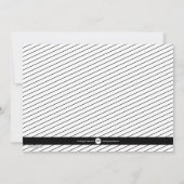 Brushstroke-Rahmen flach Feiertagskarte