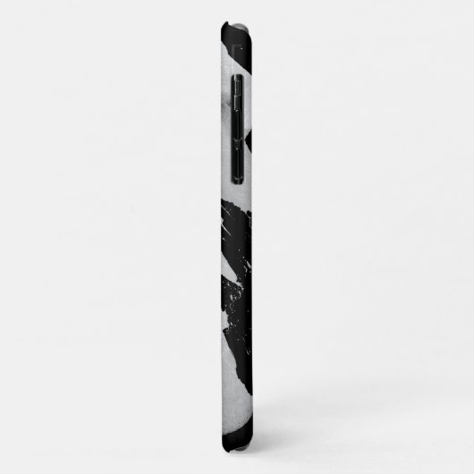 Brushy Black & Gray iPhone 11 Fall | Anpassbar Case-Mate iPhone Hülle (Hinten/Links)