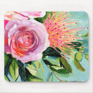 Brushy Floral I Mousepad