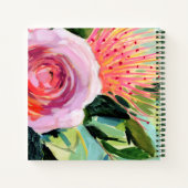 Brushy Floral I Notizblock (Rückseite)