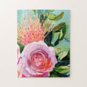 Brushy Floral I Puzzle (Vertikal)