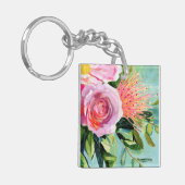 Brushy Floral I Schlüsselanhänger (Vorderseite links)