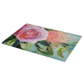 Brushy Floral I Schneidebrett (Ecke)