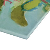 Brushy Floral I Schneidebrett (Ecke)