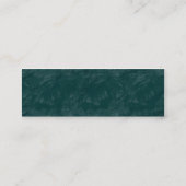 Brushy Rock - Dunkeltürkis Mini Visitenkarte (Rückseite)