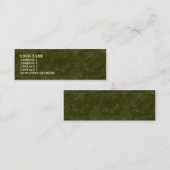 Brushy Rock Mini Visitenkarte (Vorne/Hinten)