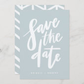 BRUSHY SCRIPT SAVE THE DATE (Vorne/Hinten)