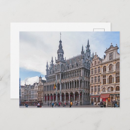 Brüssel, 6 postkarte (Vorne/Hinten)