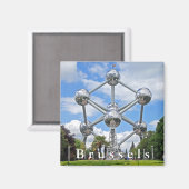 Brüssel. Atomium. Magnet (Vorderseite/Rückseite)
