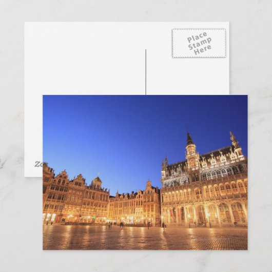 Brüssel, Belgien 2 Postkarte (Vorne/Hinten)