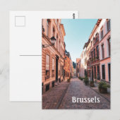 Brüssel Belgien Altstadt Foto Postcard Postkarte (Vorne/Hinten)