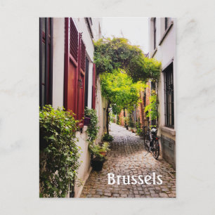 Brüssel Belgien Altstadt Foto Postcard Postkarte