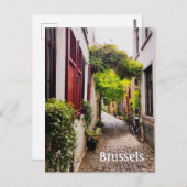 Brüssel Belgien Altstadt Foto Postcard Postkarte (Vorne/Hinten)