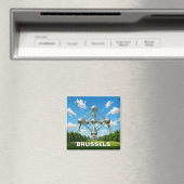 Brüssel Belgien Atomium Travel Magnet (In Situ (Geschirrspüler))