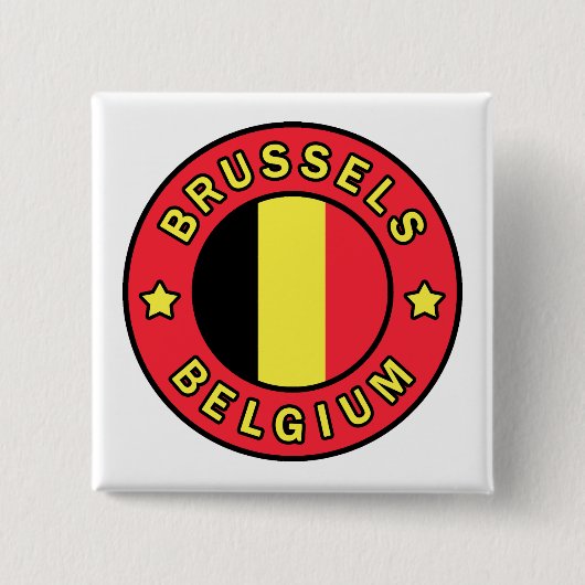 Brüssel Belgien Button (Vorderseite)