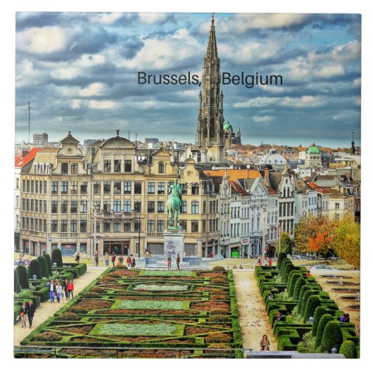 Brüssel, Belgien - City-Foto Fliese (Vorderseite)