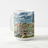 Brüssel, Belgien - City-Foto Kaffeetasse (Vorderseite Links)