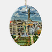 Brüssel, Belgien - City-Foto Keramik Ornament (Rechts)