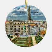 Brüssel, Belgien - City-Foto Keramik Ornament (Vorne)