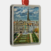 Brüssel, Belgien - City-Foto Ornament Aus Metall (Rechts)