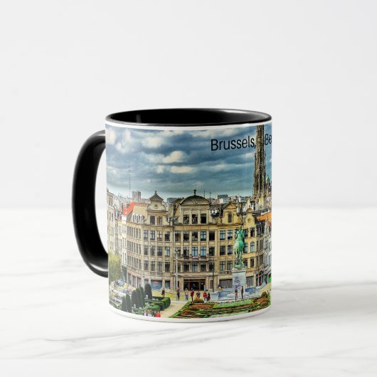 Brüssel, Belgien - City-Foto Tasse (Vorderseite Links)