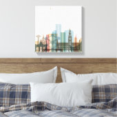 Brüssel, Belgien | City Skyline Leinwanddruck (Insitu (Schlafzimmer))