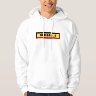 Brüssel: Belgien - Flaggenfarben Hoodie