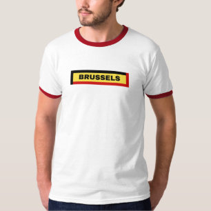 Brüssel: Belgien - Flaggenfarben T-Shirt