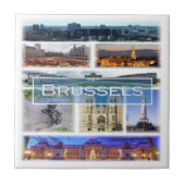 BRÜSSEL Belgien, Fliese (Vorderseite)