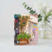 Brüssel Belgien Foto Postkarte (Stehend Vorderseite)