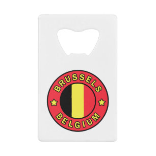 Brüssel Belgien Geldbeutel Flaschenöffner