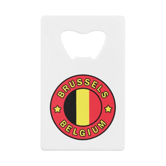 Brüssel Belgien Geldbeutel Flaschenöffner (Vorderseite)