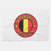 Brüssel Belgien Geschirrtuch (Horizontal)