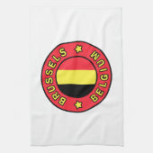 Brüssel Belgien Geschirrtuch (Vertikal)