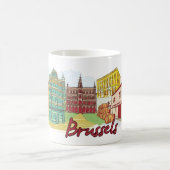 Brüssel Belgien Kaffeetasse (Mittel)