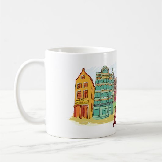 Brüssel Belgien Kaffeetasse (Links)