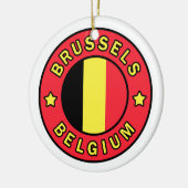 Brüssel Belgien Keramik Ornament (Links)